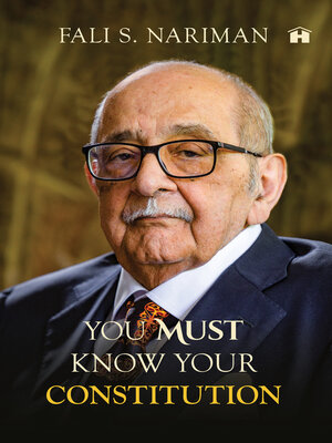 cover image of You Must Know Your Constitution
